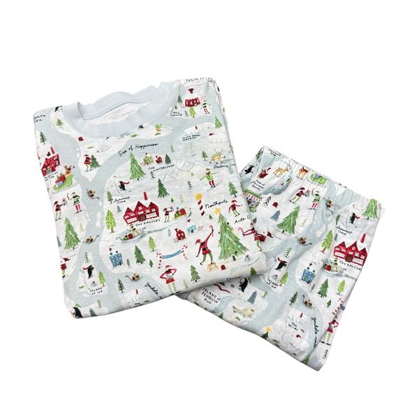 Pottery Barn North Pole Christmas PJs Adult - Picture 1 of 6